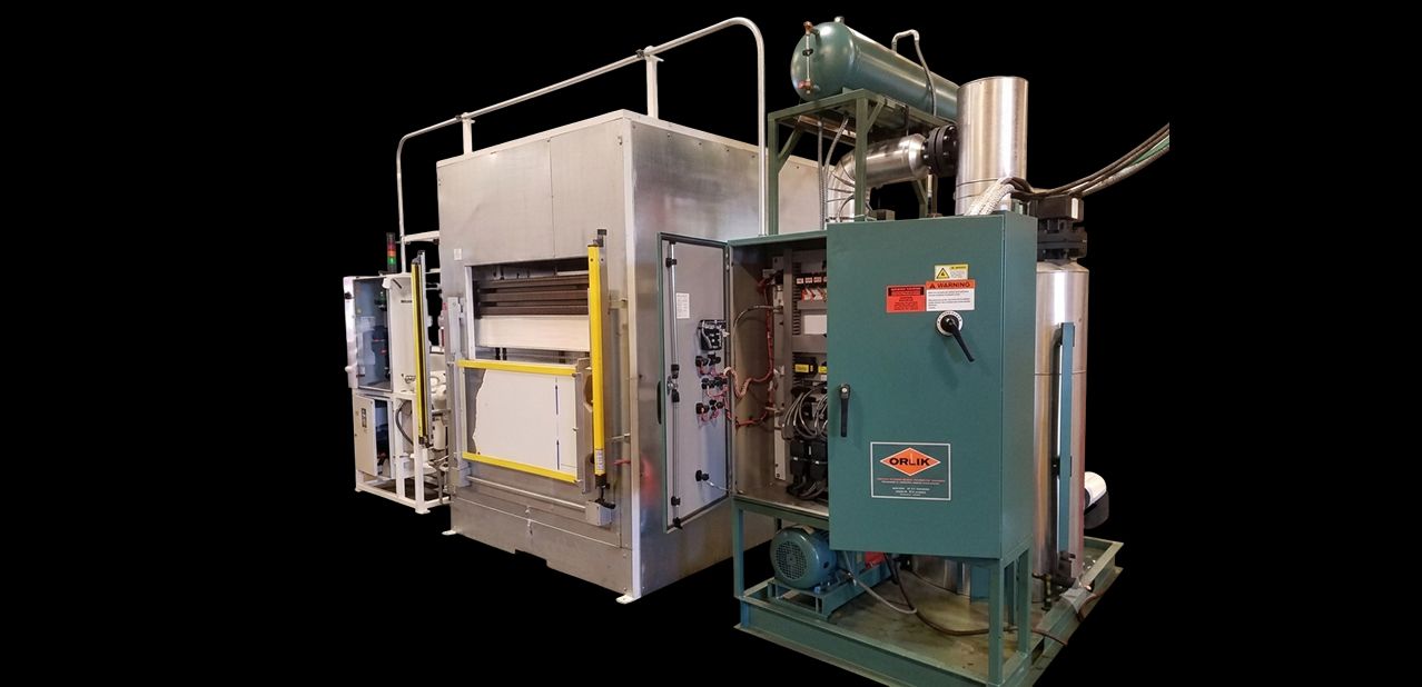 75 Ton Thermal Fluid Heated Press