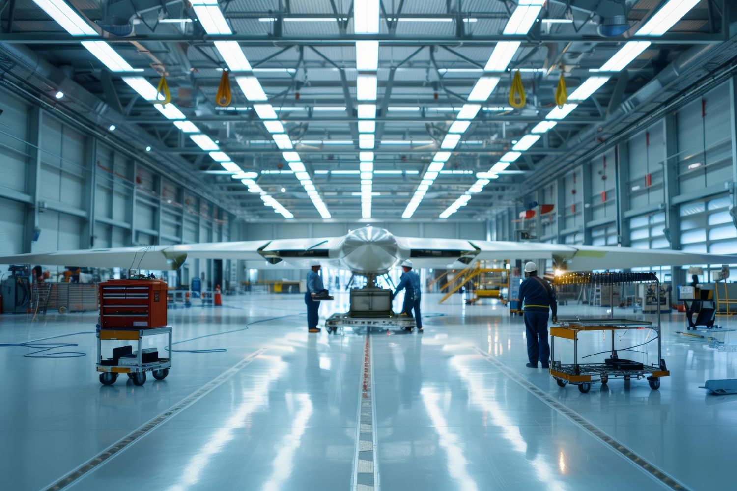 Aircraft manufacturing plant